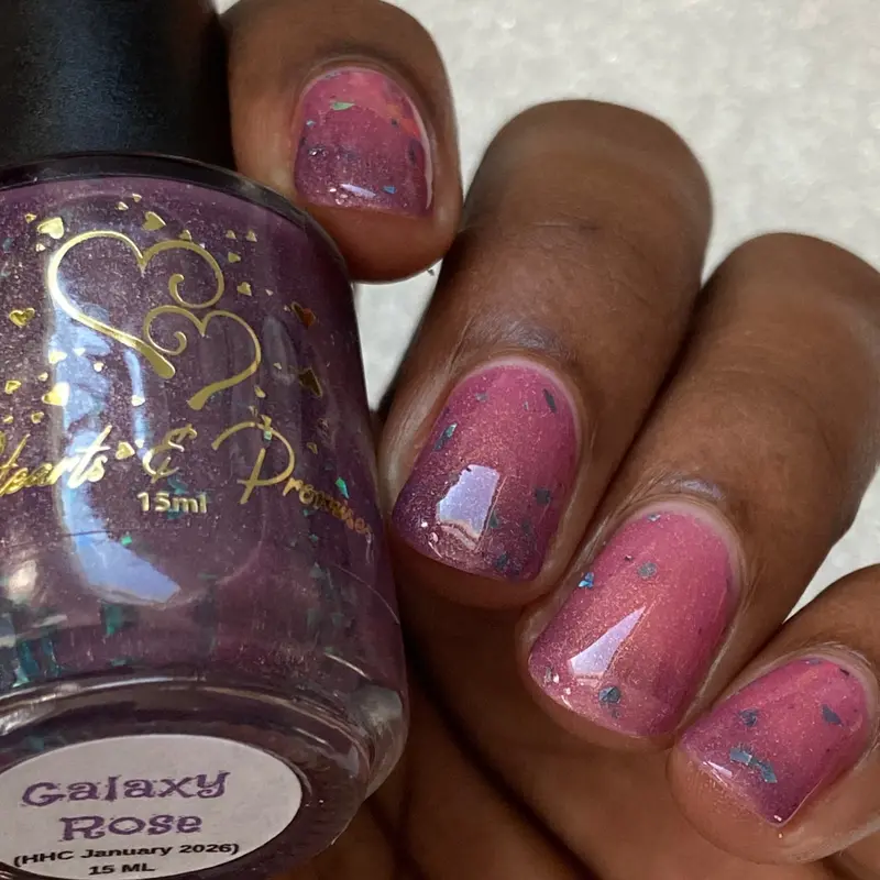 Hearts & Promises Galaxy Rose Thermal Nail Polish Overstock 1
