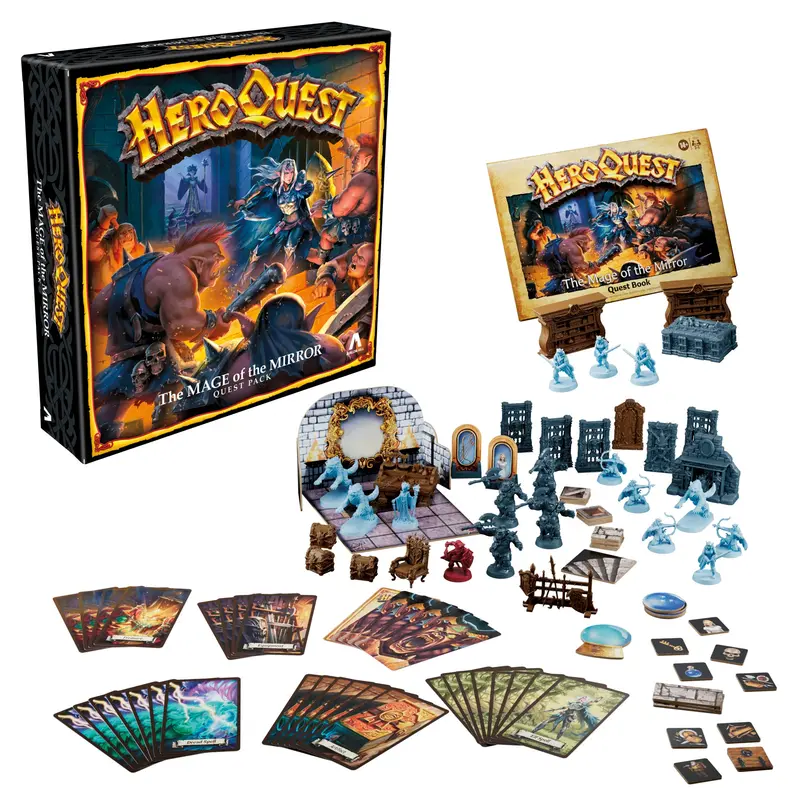 Heroquest: The Mage Of The Mirror Expansion Pack – Avalon Hill Adventure Game Add-On 1