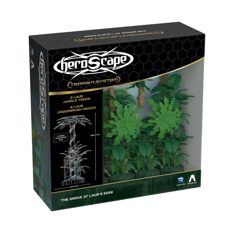 Heroscape The Grove At Laur'S Edge Terrain Expansion Pack 1