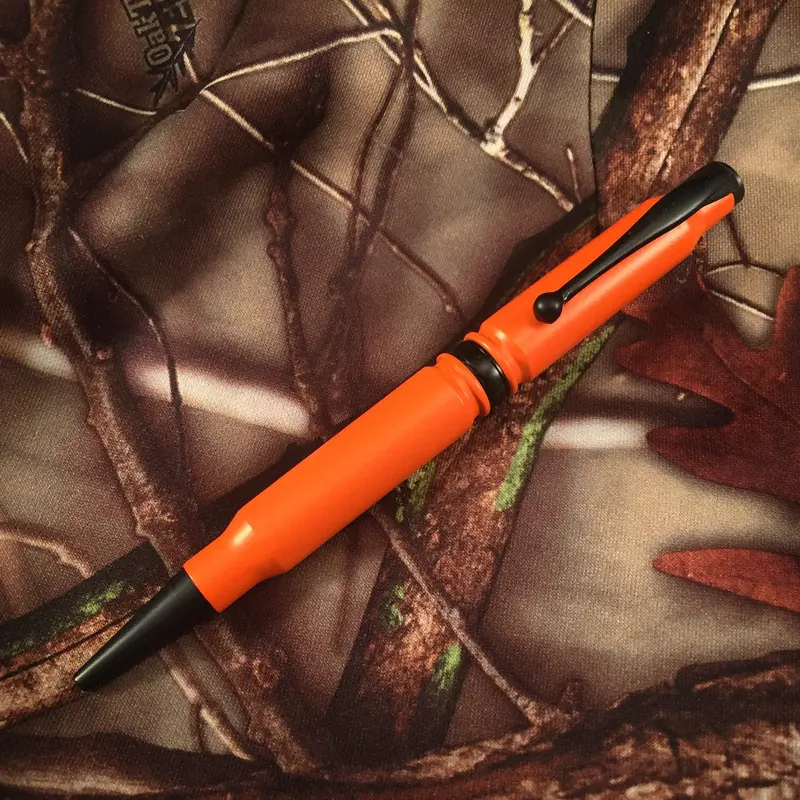 Hunter-Themed .308 Pen In Safety Orange Cerakote 1