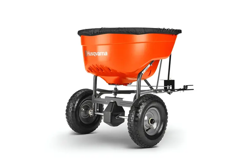Husqvarna 130-Pound Tow-Behind Broadcast Spreader (Model 588182904) 1