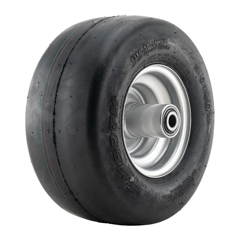 Hustler Oem 606744 Pneumatic Wheel/Tire Assembly With Silver Rim — Fits Fastrack, X-One, Super S, Super Sf, Super Z, Super Z Hd & Diesel Z 1