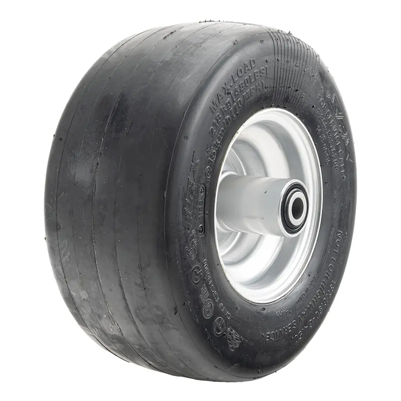 Hustler Oem Semi-Pneumatic Run-Flat Wheel & Tire Assembly (Silver) – Fastrack, X-One, Super S, Super Sf, Super Z, Super Z Hd & Diesel Z 1