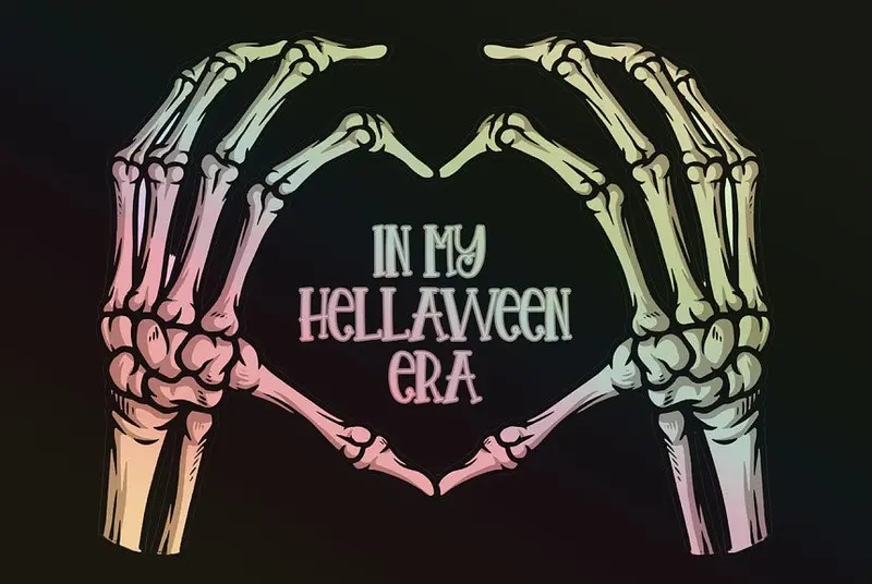 In My Hellaween Era Halloween Nail Decal – Hhc Exclusive Design 1