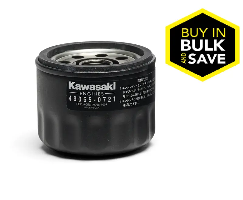 Kawasaki 49065-0736 / 49065-0721 / 49065-7007 Engine Oil Filter For Fs, Fr & Select Fx Engines 1
