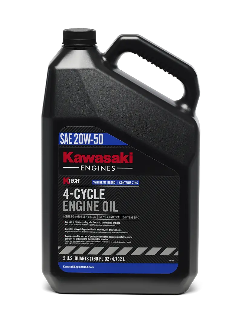 Kawasaki 99969-6504 Sae 20W-50 Ktech Engine Oil – 5 Quart Oem Container 1