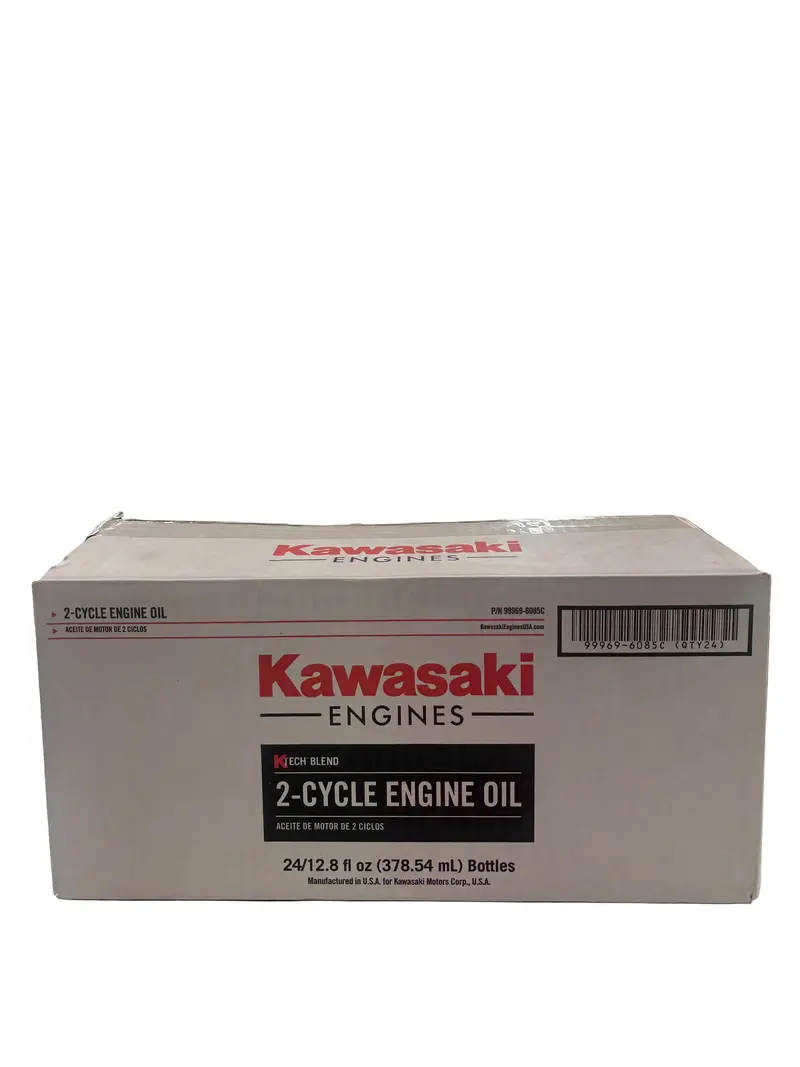 Kawasaki Ktech 2-Cycle Blend Oil – 12.8 Oz Bottle, Pack Of 24 (Pre-Mix Compatible) 1