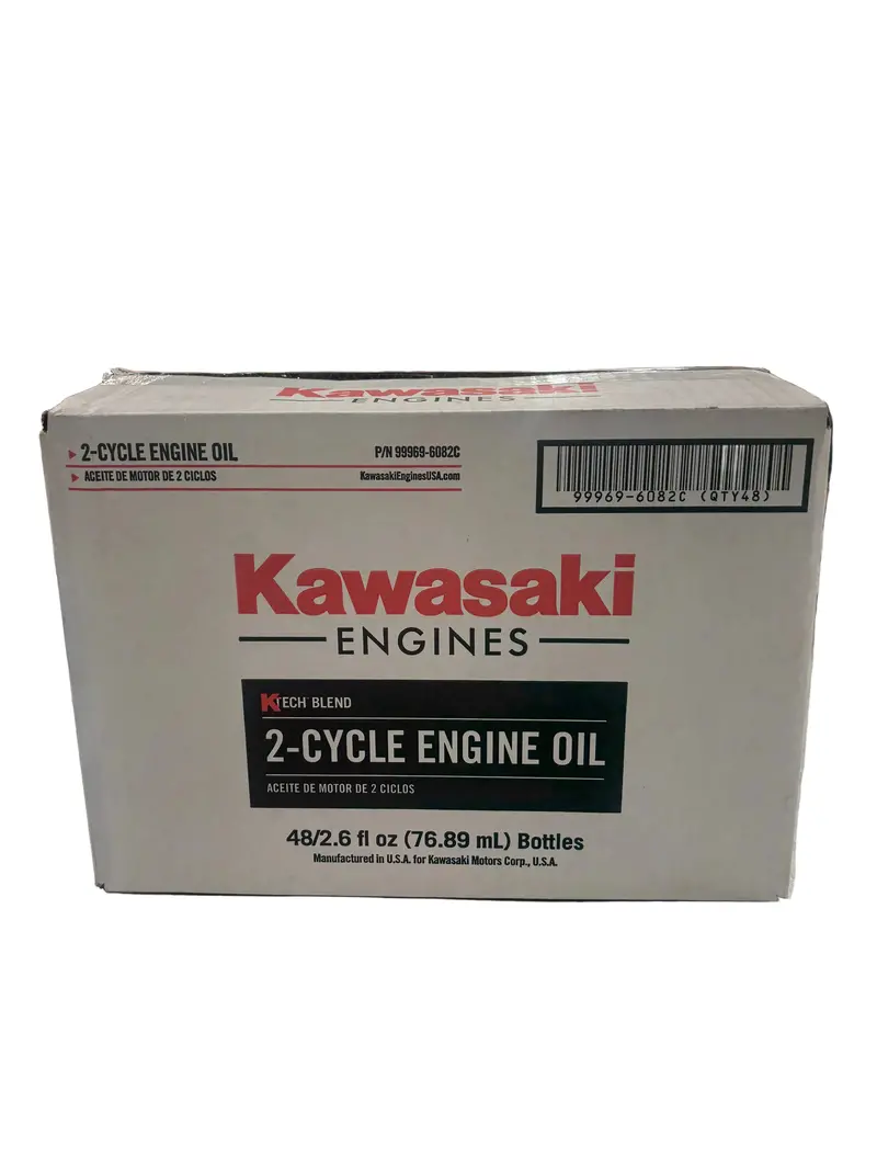 Kawasaki Ktech 2-Cycle Blend Oil – 2.6 Oz Bottle, 48-Pack (Ideal For Spot Refills And Maintenance Kits) 1