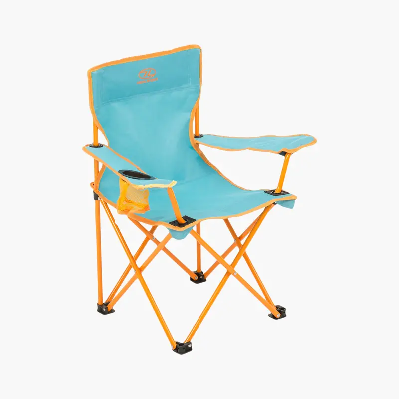 Kelburn Kids’ Folding Camping Chair – Kingfisher Blue 1