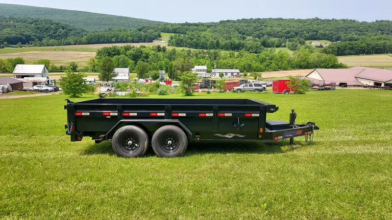 Liberty 83" X 14' 14,000-Lb Dump Trailer – Hydraulic Tilt Mechanism 1