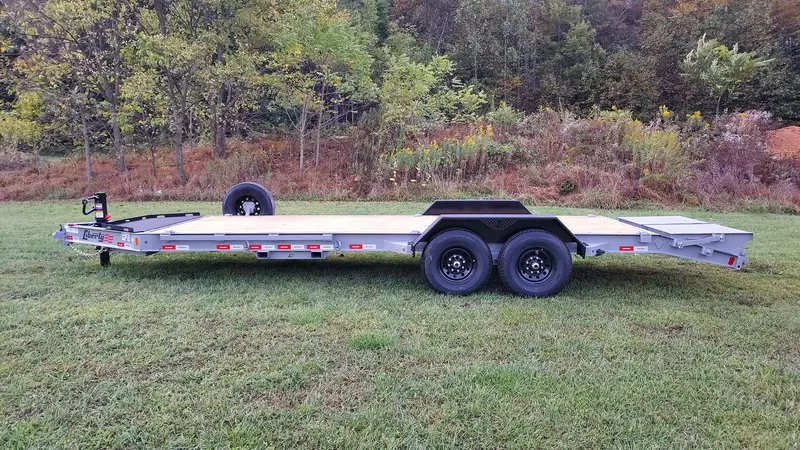 Liberty 83" X 19' + 3' Dovetail 14,000-Lb Equipment Hauler Trailer 1