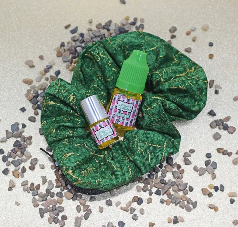 Lizmo'S Creations Green Aura Scrunchie Plus Duo Overstock 1