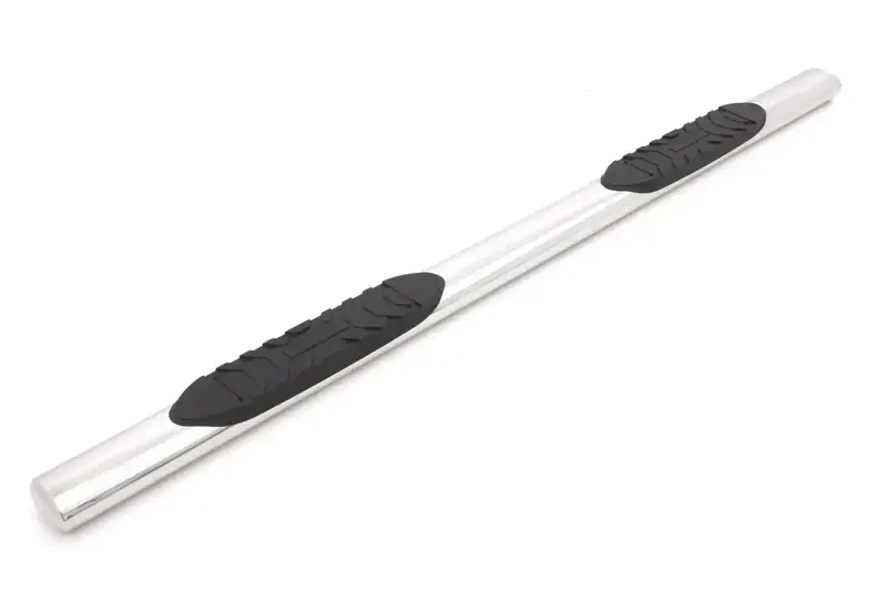 Lund Polished Stainless Steel Oval Nerf Bars – 5-Inch Diameter, Model 23977001 1