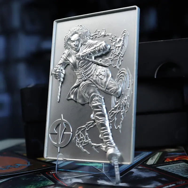 Magic: The Gathering Kaya Silver-Plated Collector’S Medallion (.999 Fine Silver) 1