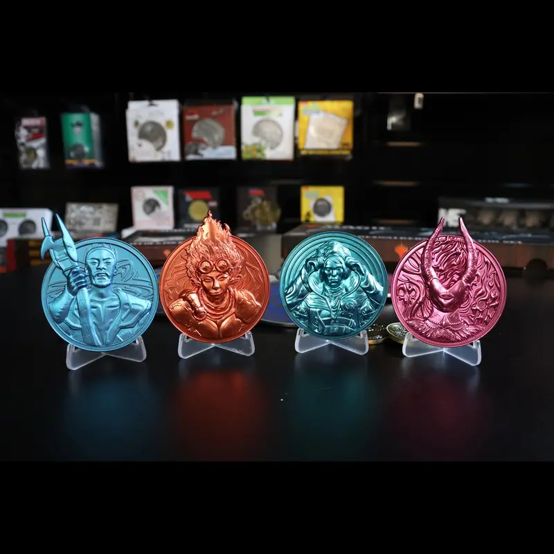 Magic: The Gathering Planeswalker-Themed Silver Medallion Set 1