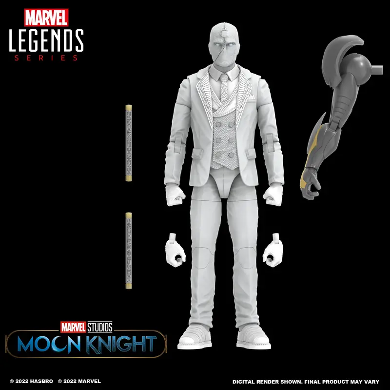 Marvel Legends Disney+ Moon Knight Series Mr. Knight Figure 1