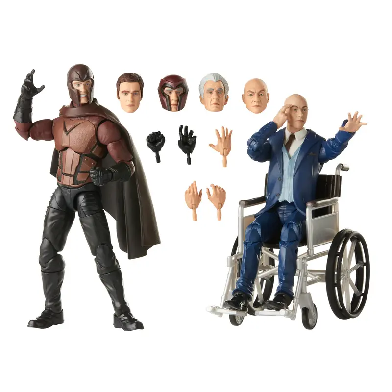 Marvel Legends Magneto And Professor X Dual Action Figure Set 1
