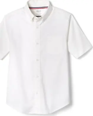 Men’S Oxford Short-Sleeve Shirt – Tailored Casual Fit 1