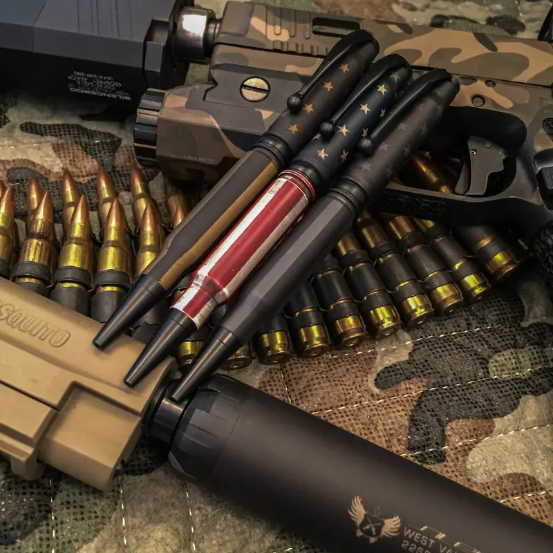 'Merica-Themed .308 Bullet Pen With Patriotic Design 1