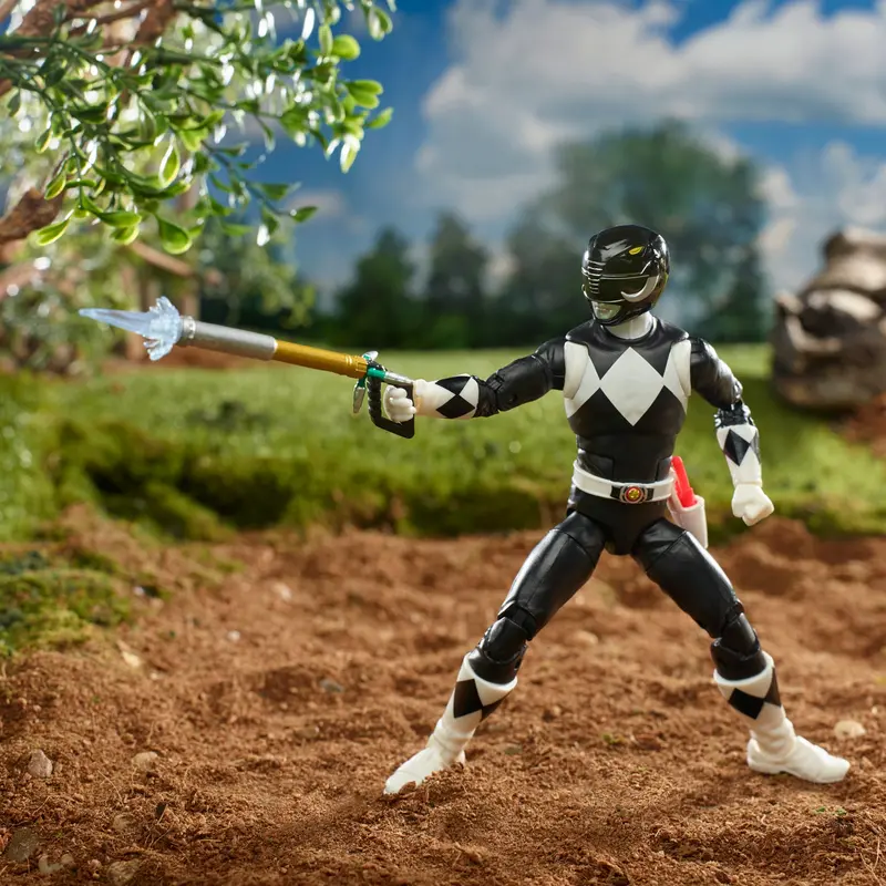 Mighty Morphin Power Rangers Black Ranger Lightning Collection Figure 1