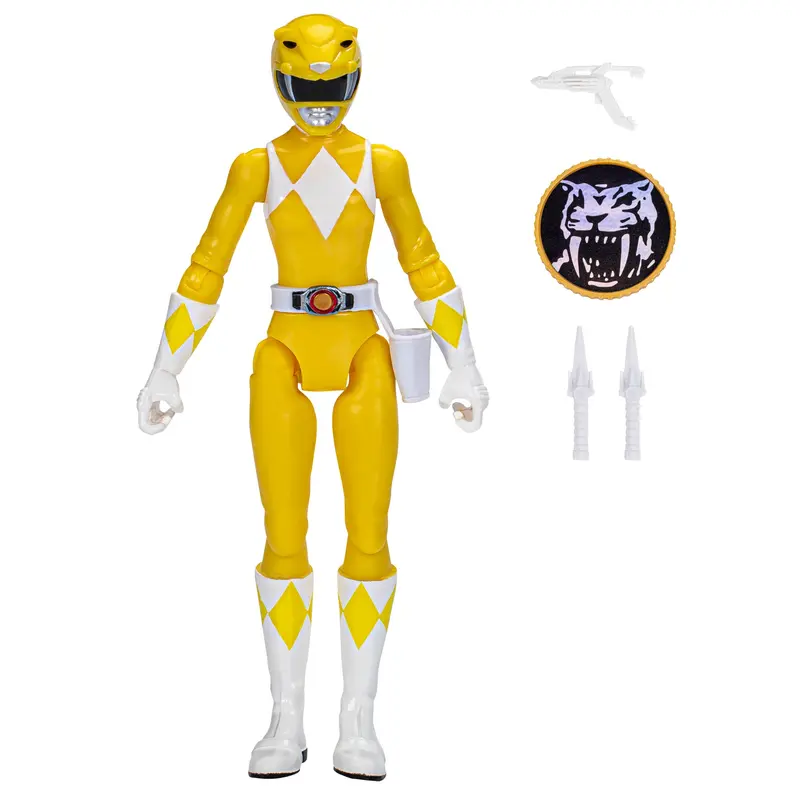 Mighty Morphin Yellow Ranger Power Rangers Figure – Classic Team Member 1