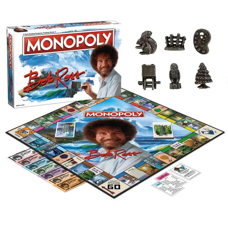 Monopoly Bob Ross Edition Board Game 1