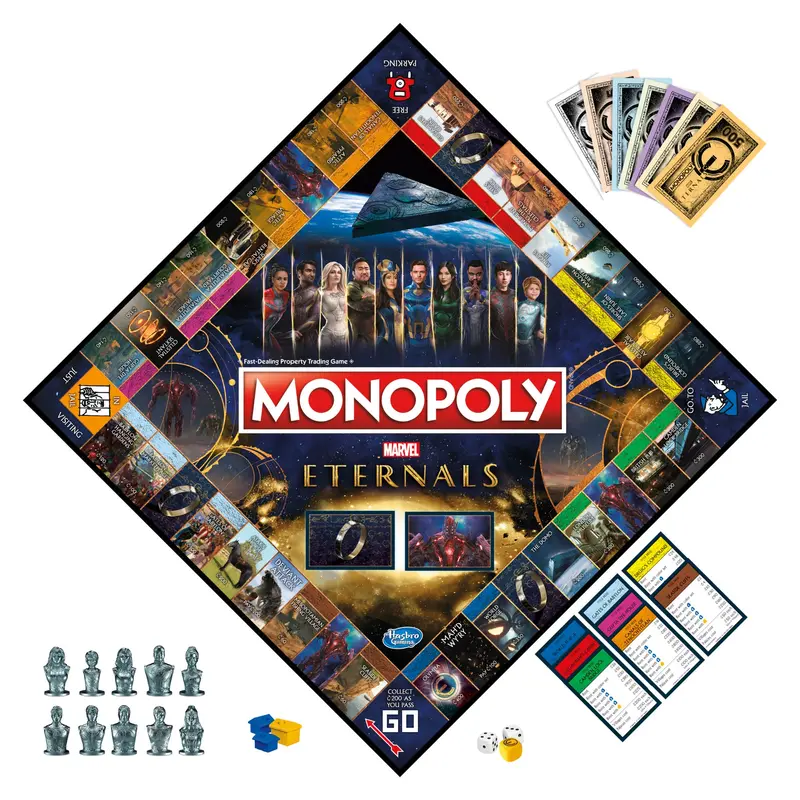 Monopoly Eternals Edition – Marvel Studios Themed Board Game 1