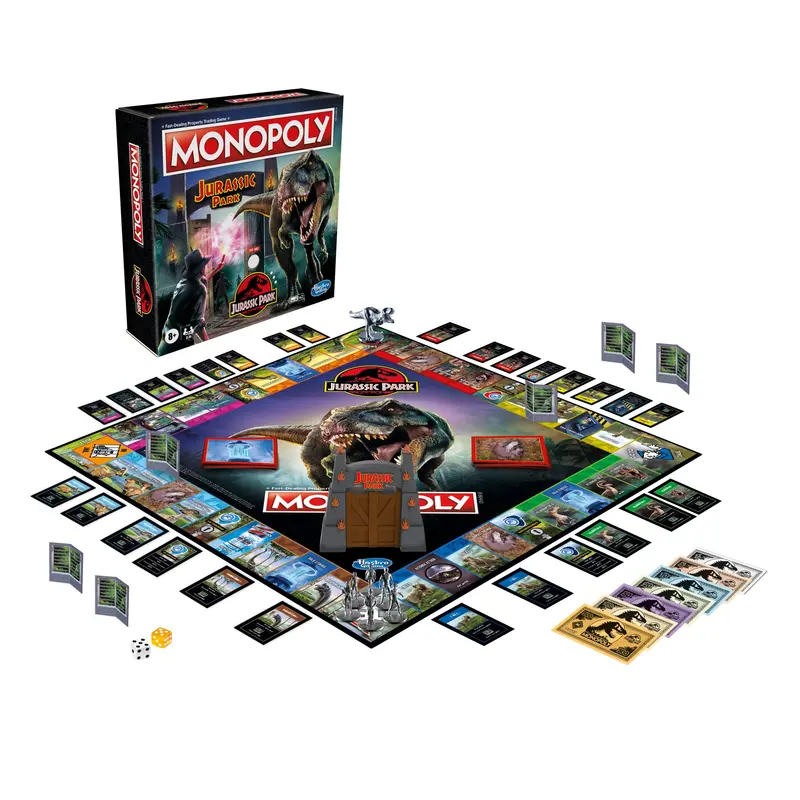 Monopoly Jurassic Park Edition Board Game 1
