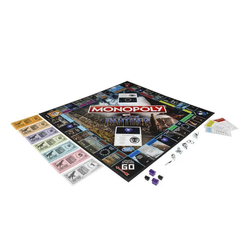Monopoly Marvel Black Panther Edition Board Game 1