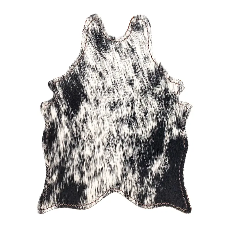 Natural Cowhide-Inspired Set Of Six Coasters 1