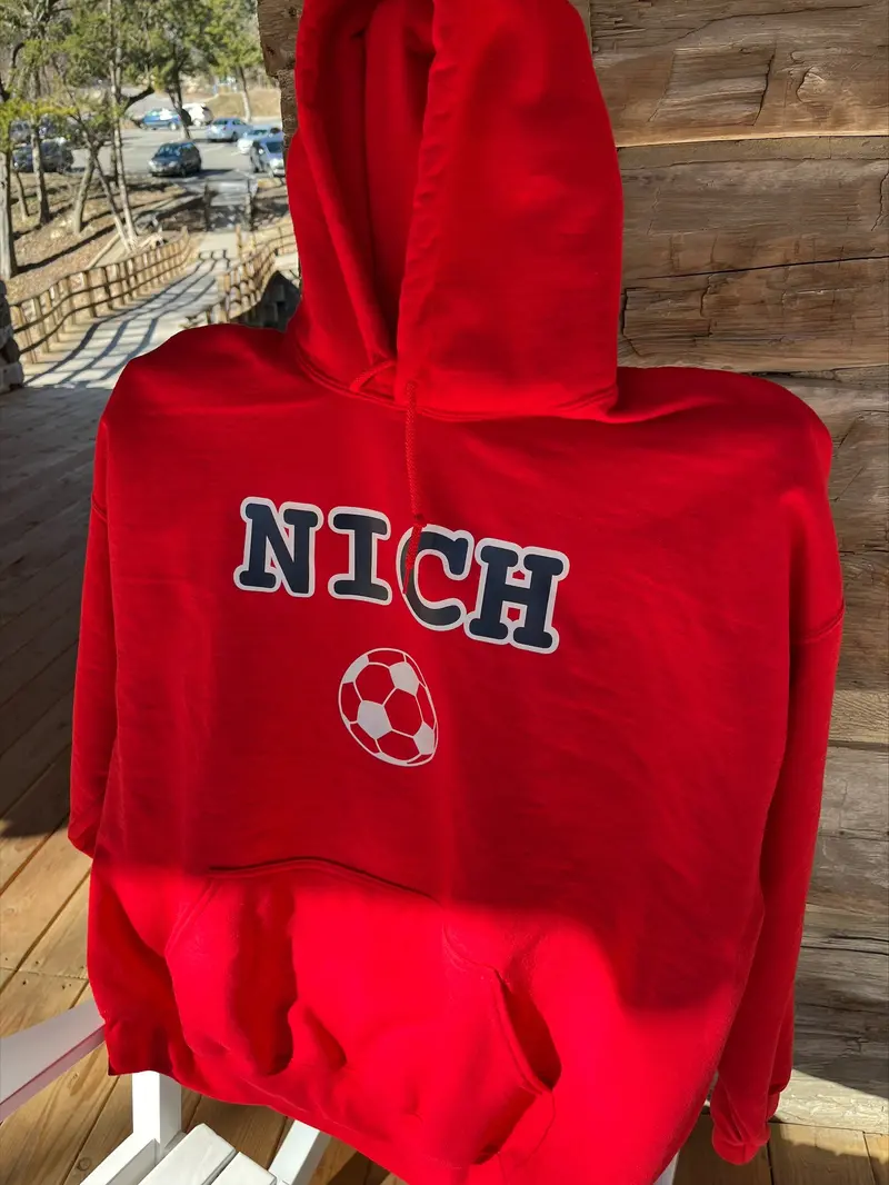 Nich Soccer Hoodie – Graphic-Print Performance Sweatshirt 2
