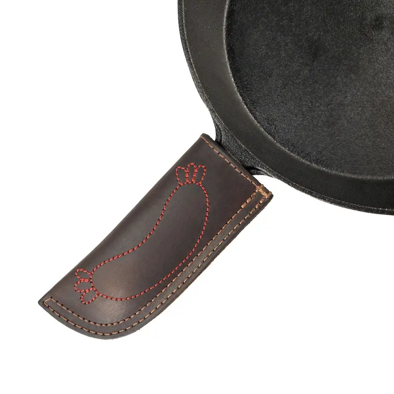 Panhandle-Inspired Embroidered Leather Piece 1