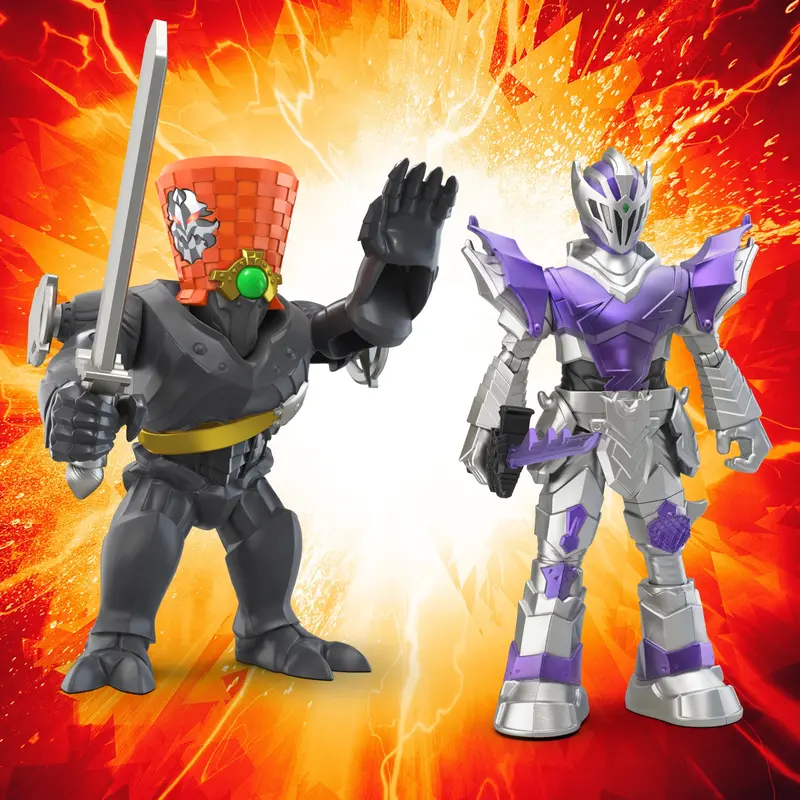 Power Rangers Dino Fury Battle Attackers: Void Knight Vs. Snageye 1