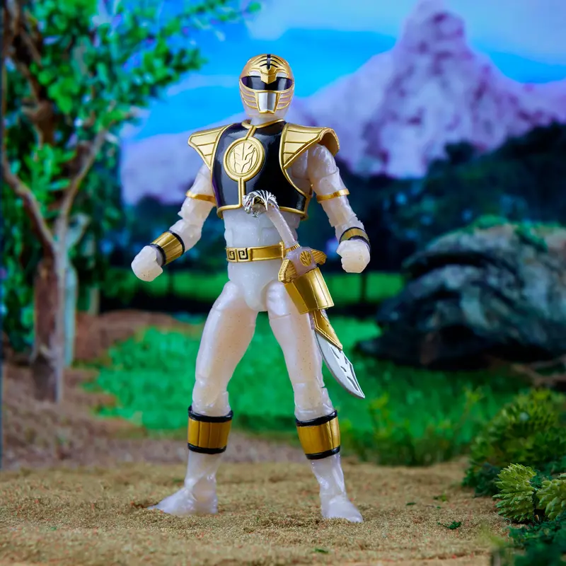 Power Rangers Lightning Collection Metallic White Ranger Action Figure 1