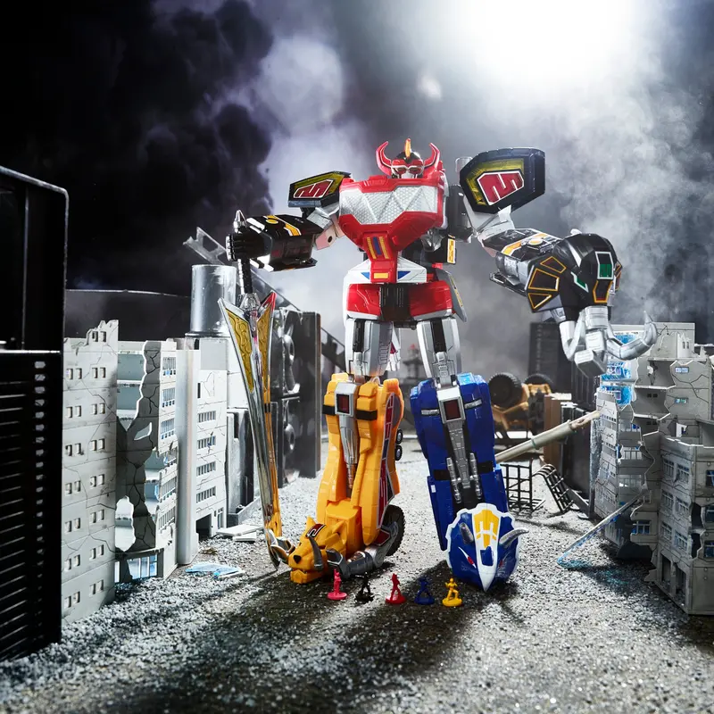 Power Rangers Lightning Collection Mighty Morphin Dino Megazord 1
