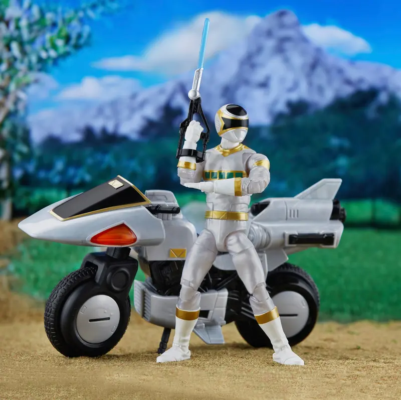 Power Rangers Lightning Collection Mighty Morphin In Space Silver Ranger Figure 1