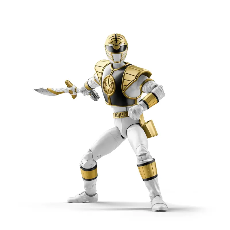 Power Rangers Lightning Collection Mighty Morphin White Ranger Figure 1