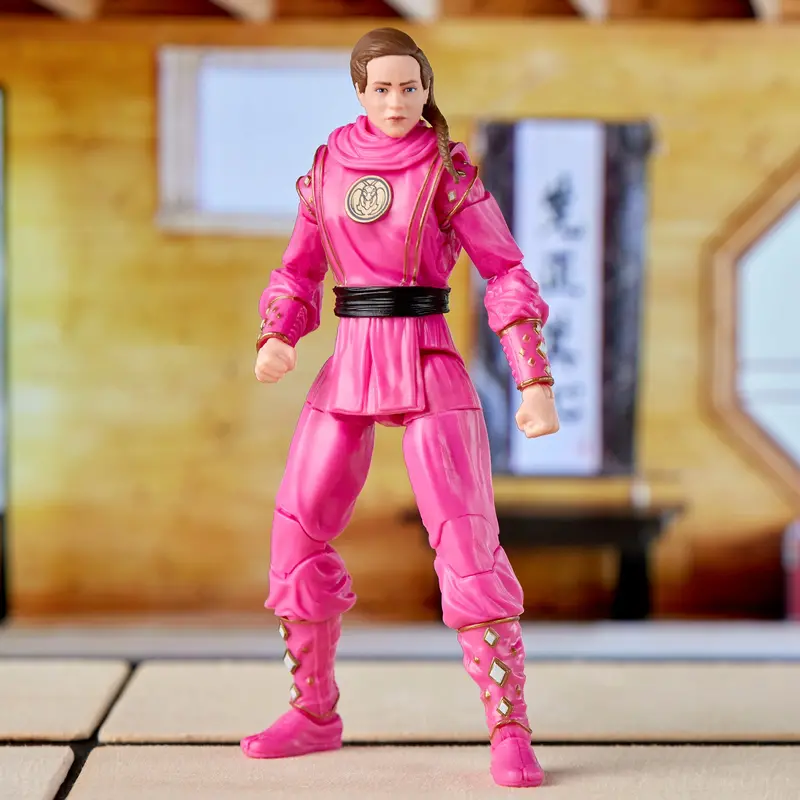 Power Rangers Lightning Collection Mighty Morphin X Cobra Kai Pink Mantis Ranger Figure 1