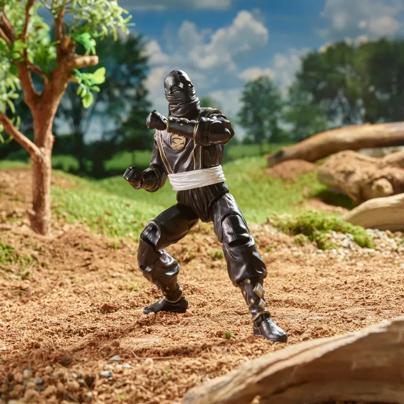Power Rangers Lightning Collection Ninja Black Ranger Figure 1
