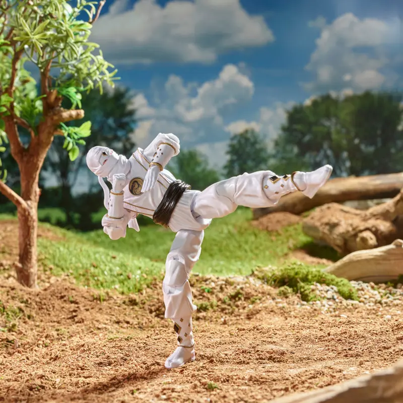 Power Rangers Lightning Collection Ninja White Ranger Figure 1
