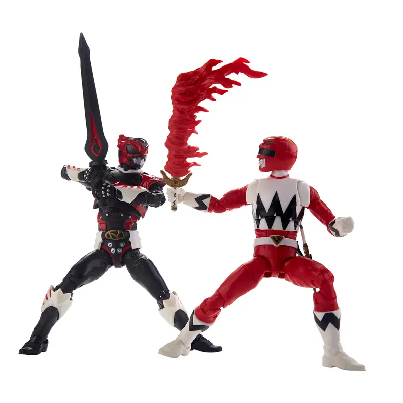 Power Rangers Lightning Collection Psycho Red & Lost Galaxy Red Rangers Set 1