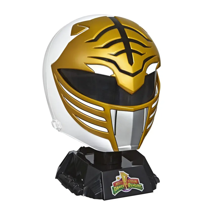 Power Rangers Lightning Collection White Ranger Helmet Display Piece 1