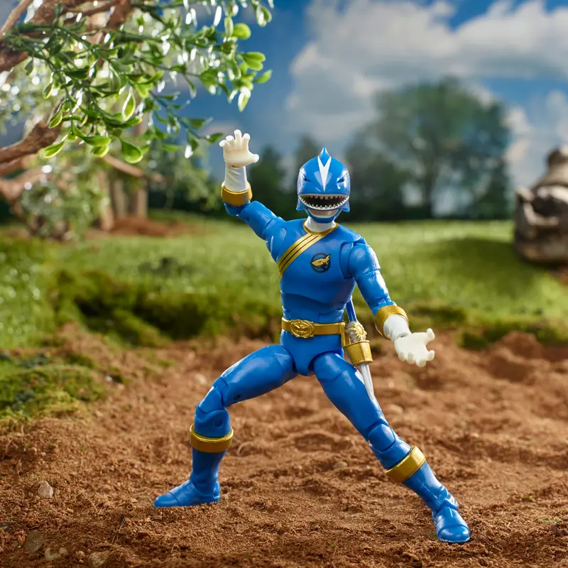 Power Rangers Lightning Collection – Wild Force Blue Ranger Figure 1