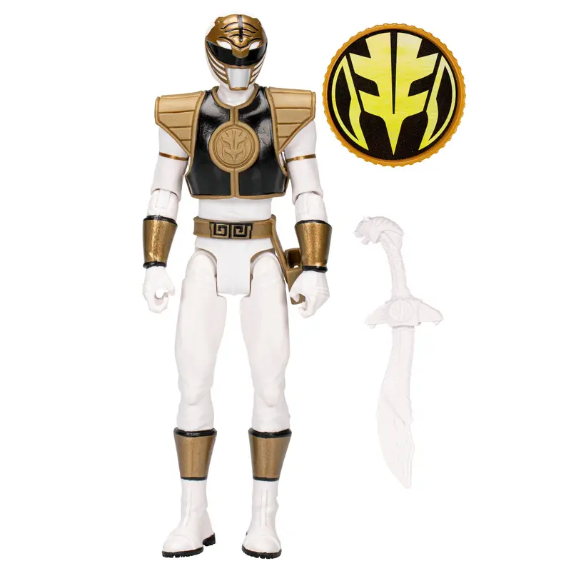 Power Rangers Mighty Morphin White Ranger Action Figure 1