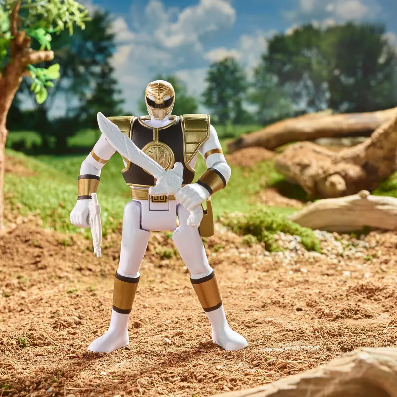 Power Rangers Retro-Morphin White Ranger Tommy Figure 1