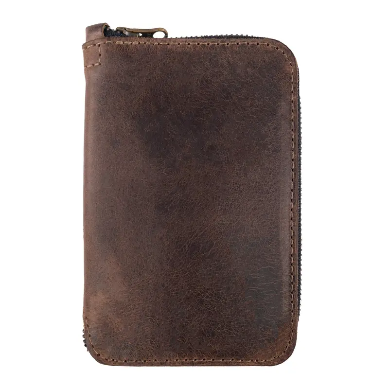Premium Leather Zippered Journal Sleeve For Moleskine Notebooks 1