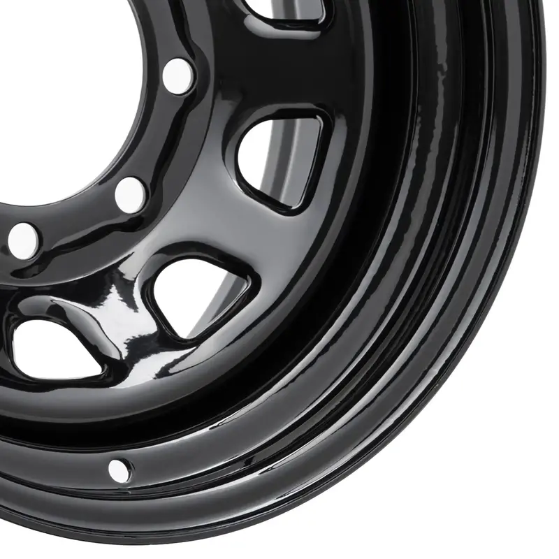 Pro Comp Series 51 Gloss Black Steel Wheel – 17X9 Inches, 8X6.5", 4.25" Backspace, -19Mm Offset, Cap Included 1