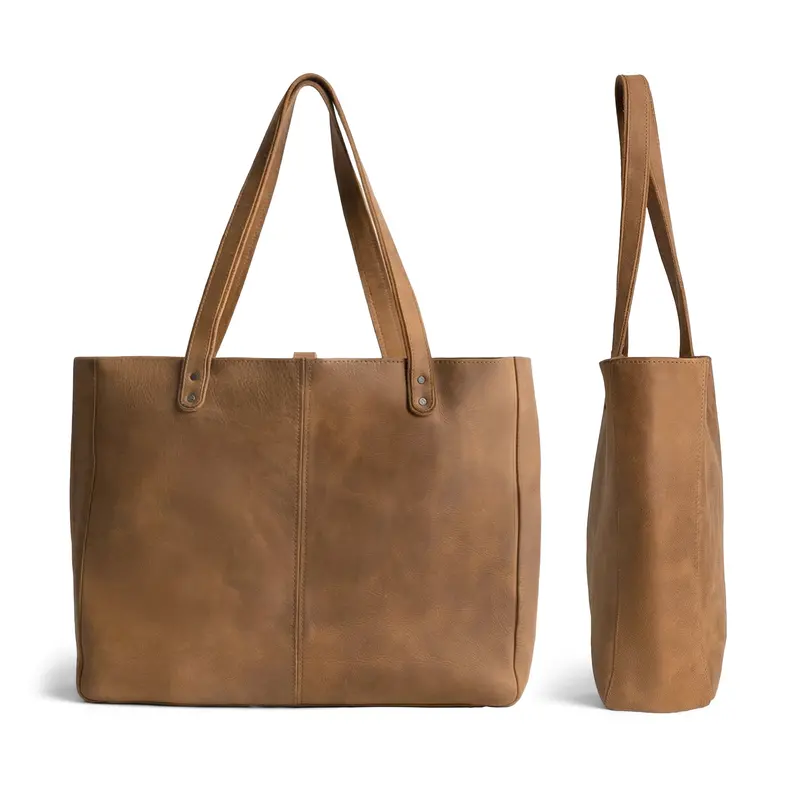 Professional Tote Purse – Dual-Compartment Work Bag With Organizer Panels 1
