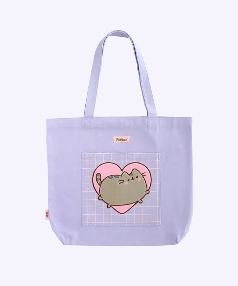 Pusheen Heart-Shaped Deluxe Tote Bag 1