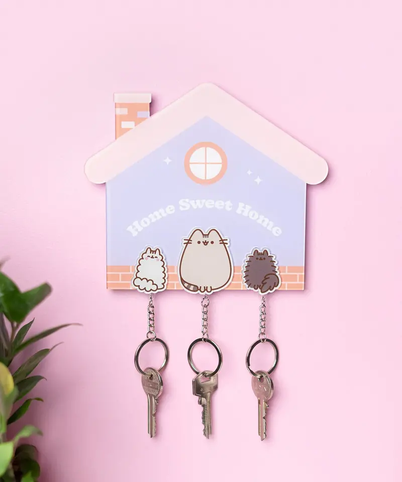 Pusheen Magnetic Keychain Organizer Clip 1